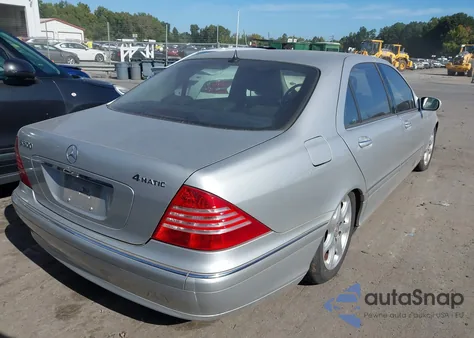 2004 Mercedes-Benz S 500 4Matic from USA, damaged, VIN WDBNG84J44A407904